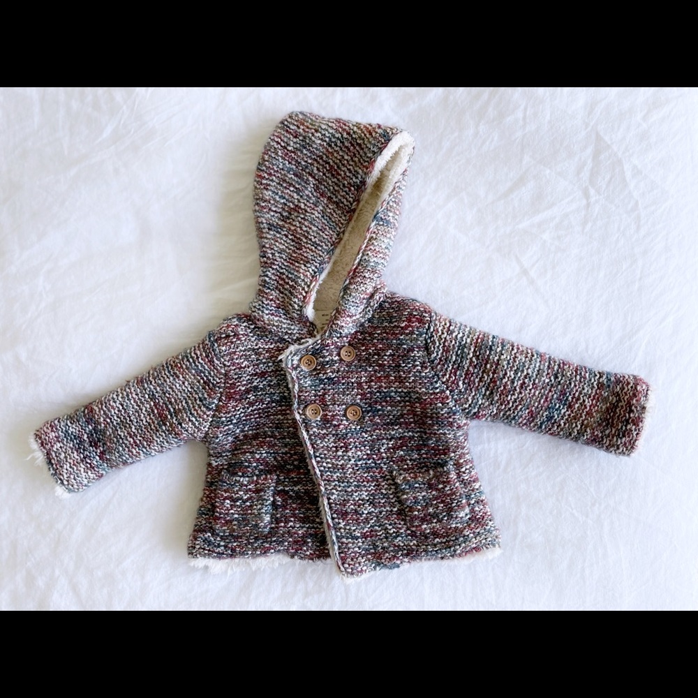 ZARA 3-6 Months Hoodie Hooded Sweater